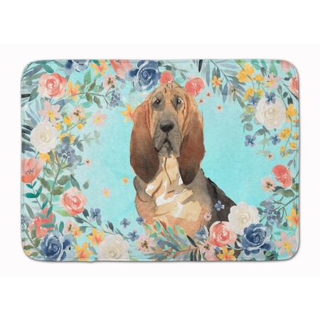 Carolines Treasures Bloodhound Machine Washable Memory Foam Mat CK3434RUG